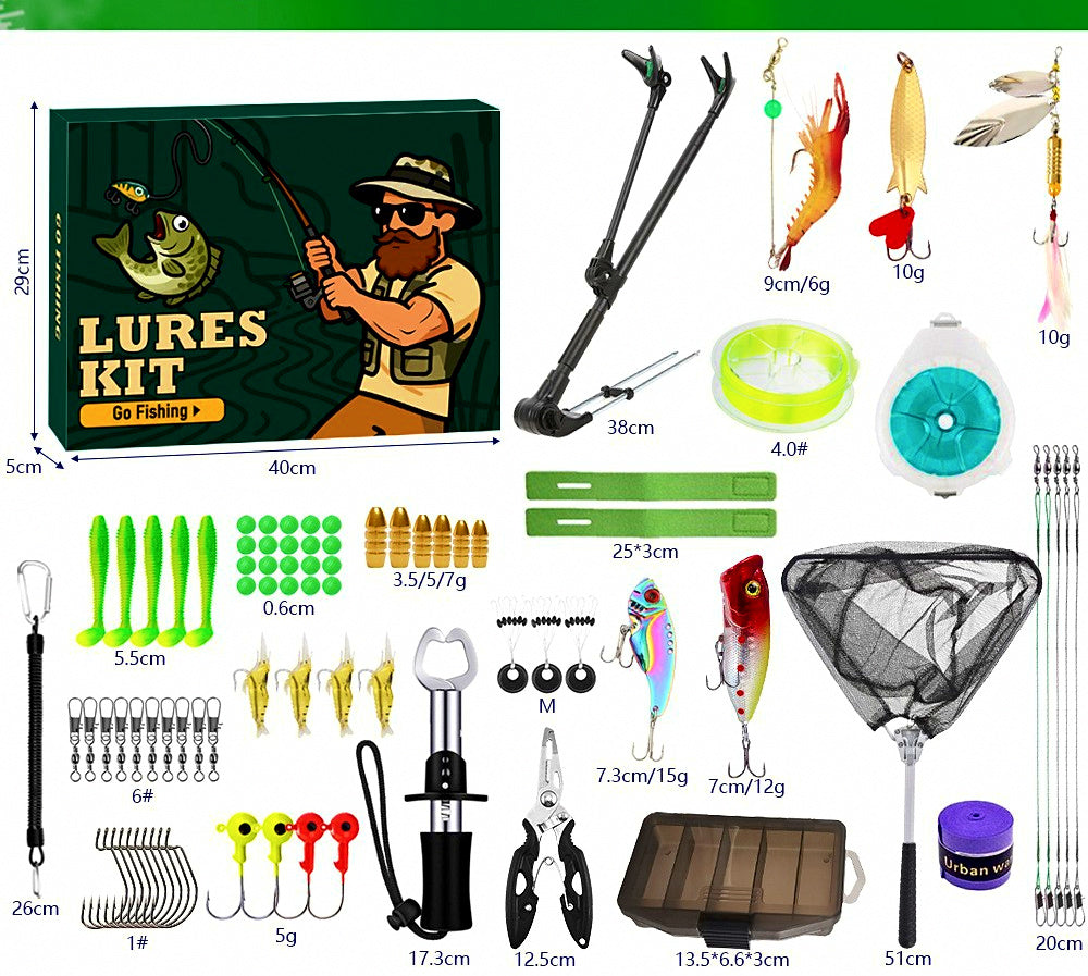 24-Piece Fishing Lure Mystery Gift Box Set, Assorted Lures – product photo