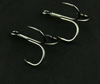 Barbed Treble Hook, Black or Matte, Sizes 10 to 3/0 – product photo