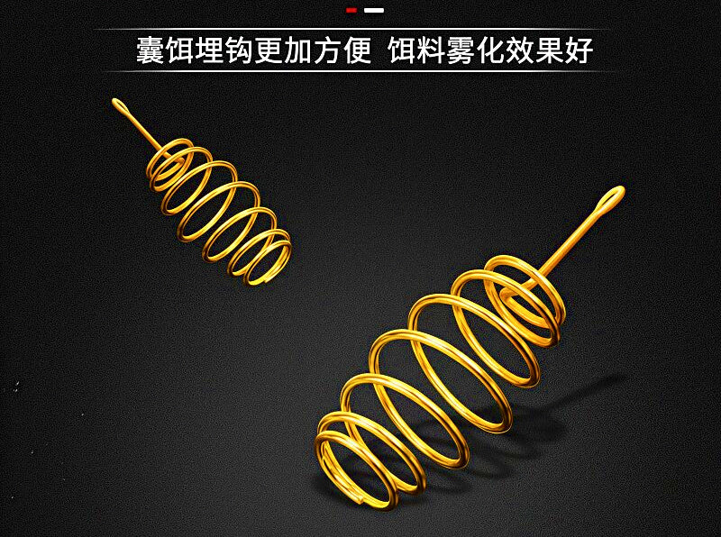 Fluorescent Explosion Hook Rig, Stainless Steel, 4 Sets/Box – product photo