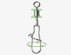 Fishing Swivel with D-Type Snap, 20 Pack, Sizes 6–14 – product photo