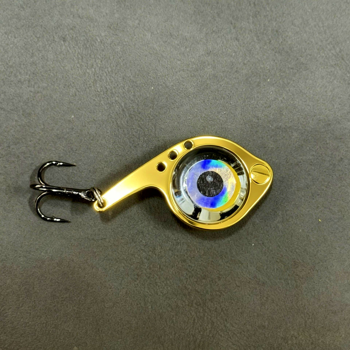 LED Light-Up Fish-Shaped Lure with Hook, Gold or Silver – product photo