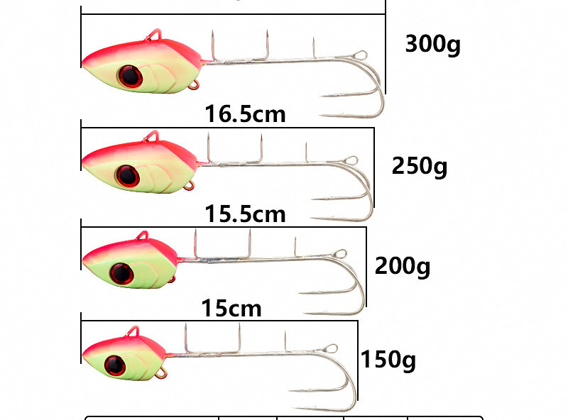 Glow Tenya Cutlassfish Rig, 100–300 g (3.5–10.6 oz) – product photo