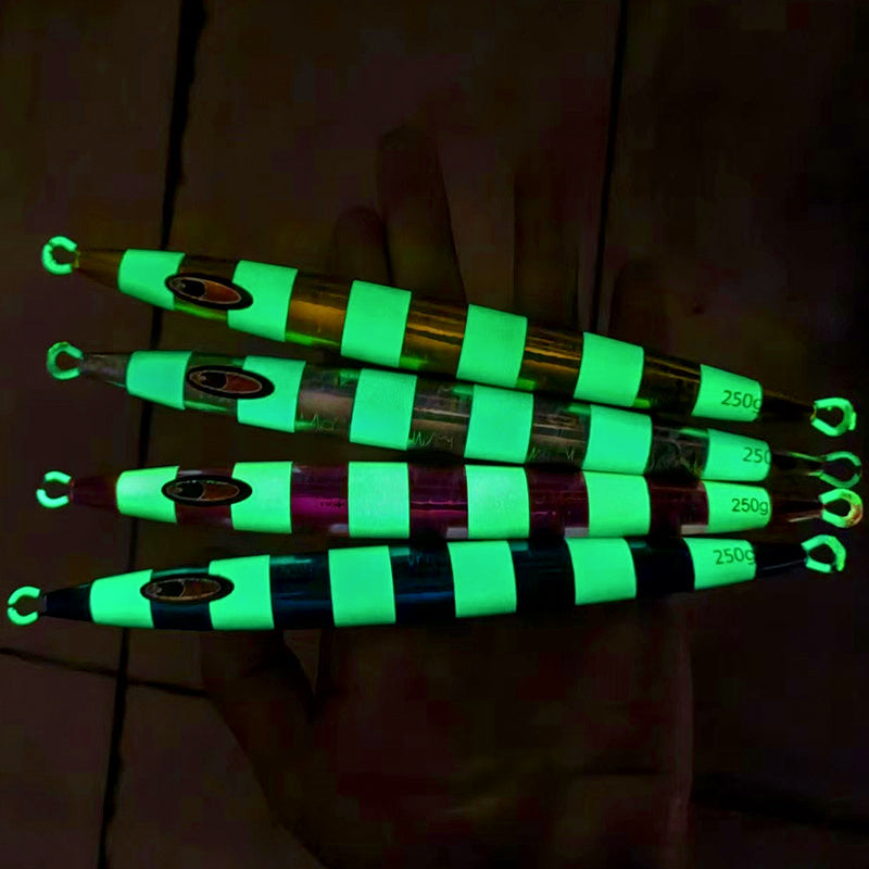 Glow Stripe Flat Fall Jig, 300–1000 g (10.6–35.3 oz) – product photo