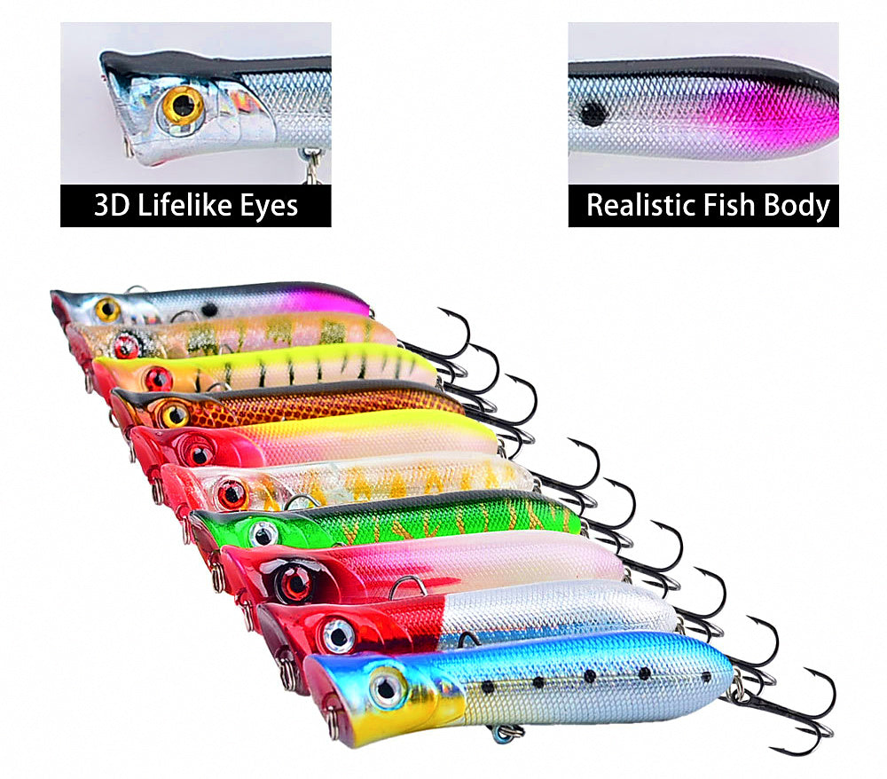Topwater Popper Lure, 10.5 g (0.37 oz), Saltwater – product photo
