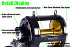 TG12000 Conventional Reel for Saltwater Boat Fishing – product photo