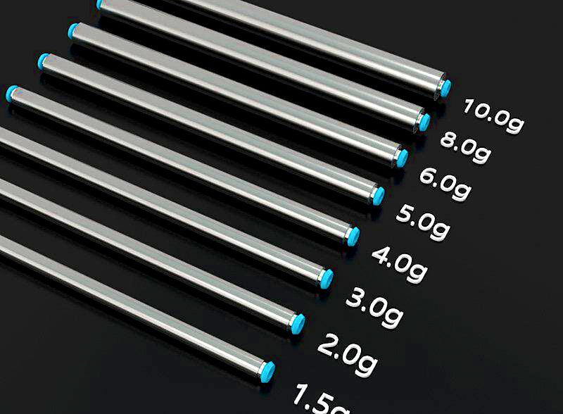 Double-Core Hollow Long Sinker, 0.05–0.35 oz (1.5–10 g) – product photo