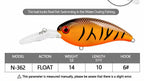 Long-Lip Floating Deep-Diving Lure, 10 cm (3.9 in), 14 g (0.5 oz) – product photo