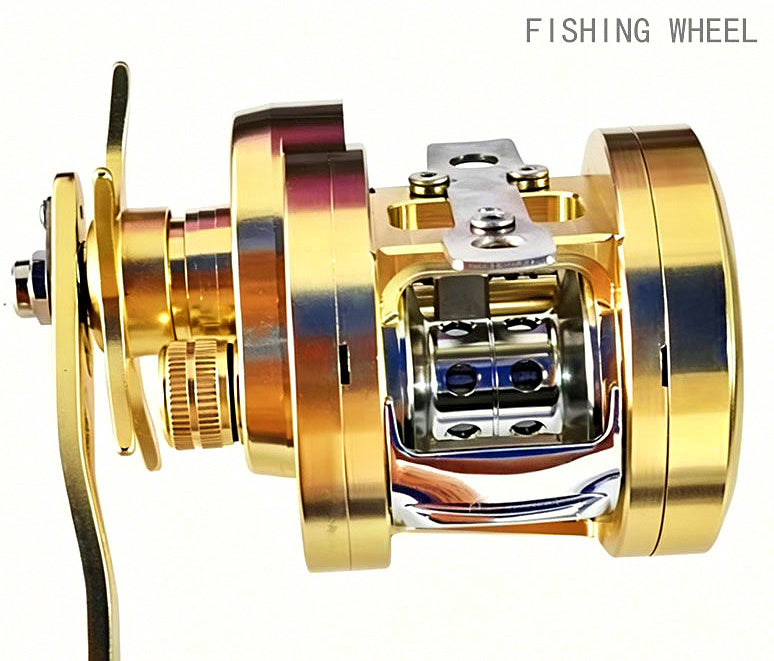 CNC Aluminum Baitcasting Reel, 6.3 Gear Ratio, 296 g (10.4 oz) – product photo