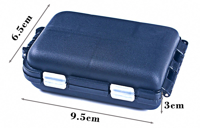 10-Compartment Small Tackle Box, 9.5 x 6.5 x 3 cm (3.7 in) – product photo
