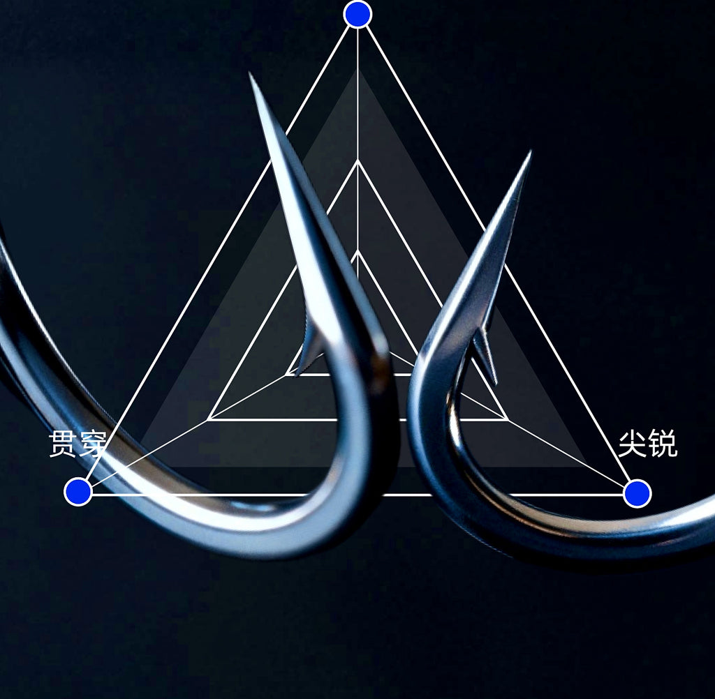 Saltwater Treble Hooks, Anti-Rust Alloy Steel, 10–50 Pack – product photo