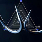Saltwater Treble Hooks, Anti-Rust Alloy Steel, 10–50 Pack – product photo