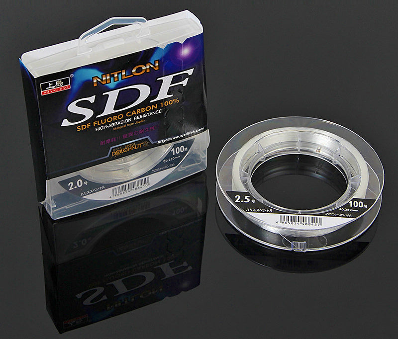 Carbon Fluorocarbon-Style Leader Line, 50 m (55 yd) Spool – product photo