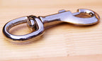 Swivel Snap Hook, Metal Bolt Clip, Silver, Sizes S-XL – product photo