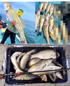 Pre-Tied Sea Bass Hooks on 1.5 m (59 in) Line – product photo