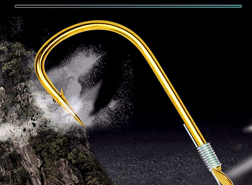 Three-Hook Bait Rig, Barbed Hooks, Sizes 1–12 – product photo