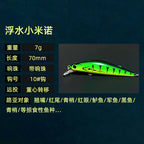 Rattling Floating Minnow Lure, 7 g (0.25 oz) – product photo