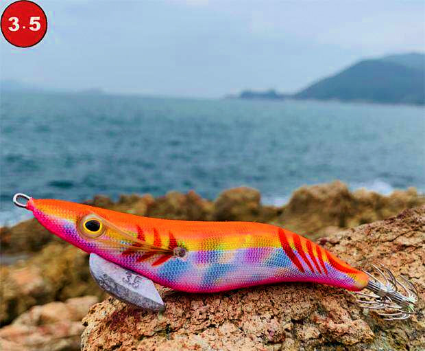 Tail Glow Squid Jig (Egi), 16–19 g (0.56–0.67 oz) – product photo