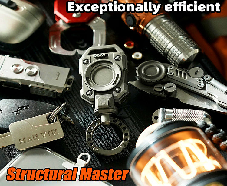 Retractable Magnetic Zinger Tether, Aluminum or Titanium – product photo
