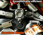 Retractable Magnetic Zinger Tether, Aluminum or Titanium – product photo