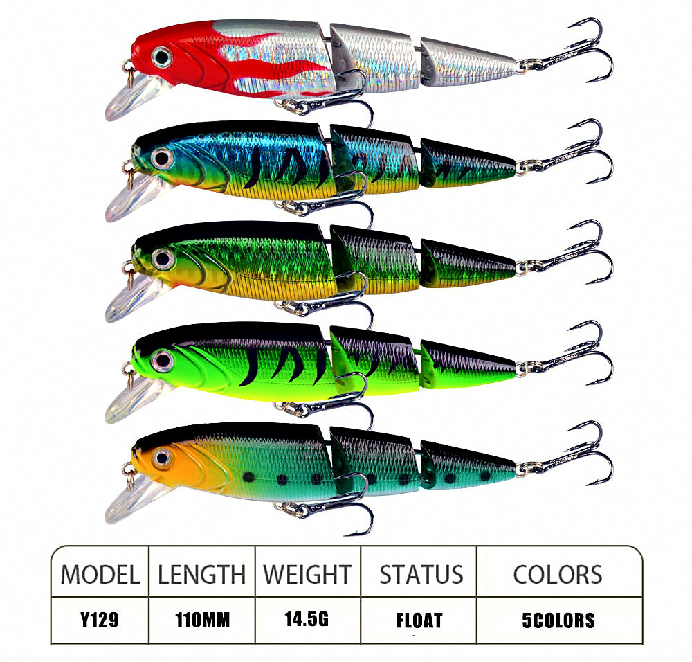 Three-Section Jointed Minnow, 10.5 cm (4.1 in) 15 g (0.53 oz) – product photo