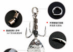 Spinner Blade Treble Hook, Rust-Resistant, 2 per Box – product photo