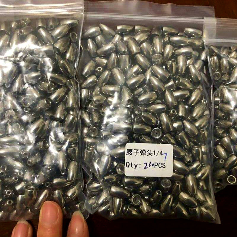 Tungsten Bullet Sinker for Texas Rig, 0.06–2.22 oz (1.8–63 g) – product photo
