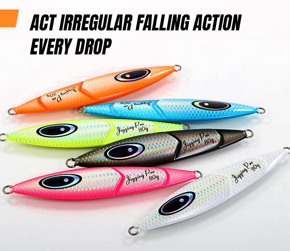 Luminous Metal Jig for Boat Fishing, 80–150 g (2.8–5.3 oz) – product photo