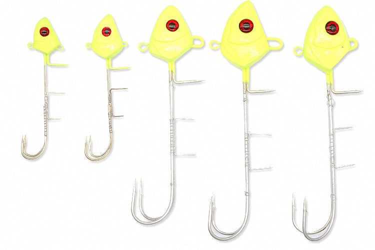 Glow Cutlassfish Double Hook Jig Rig, 20–113 g (0.7–4 oz) – product photo