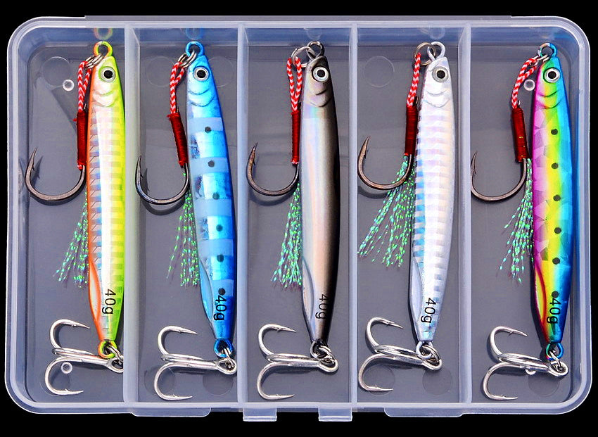 Glow Metal Casting Jig with Treble Hook, 7–40 g (0.2–1.4 oz) – product photo