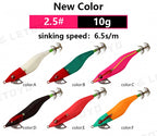 Egi Squid Jig, Glow Colors, 10 g (0.35 oz) – product photo