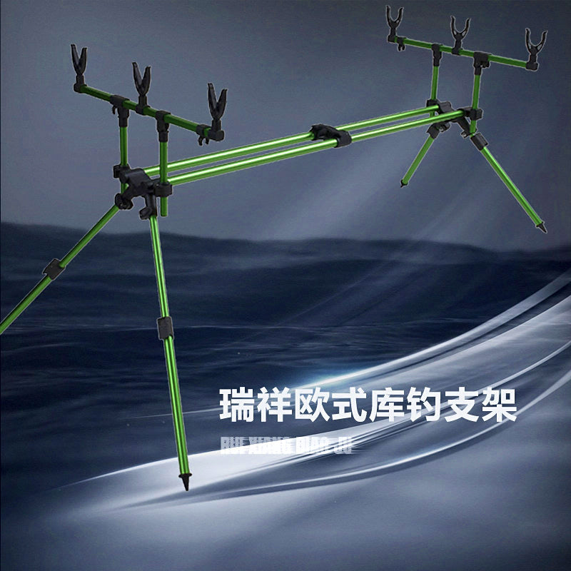 Aluminum Alloy Rod Rest Stand, Multi-Head Casting Rod Holder – product photo