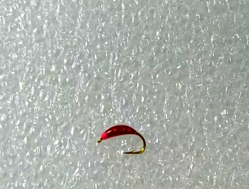 Barbed Nymph Fly Hooks, Bloodworm & Ant Patterns, Size 8–20 – product photo