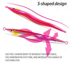 Glow Slow Pitch Jig, Long S Shape, 130–180 g (4.6–6.3 oz) – product photo