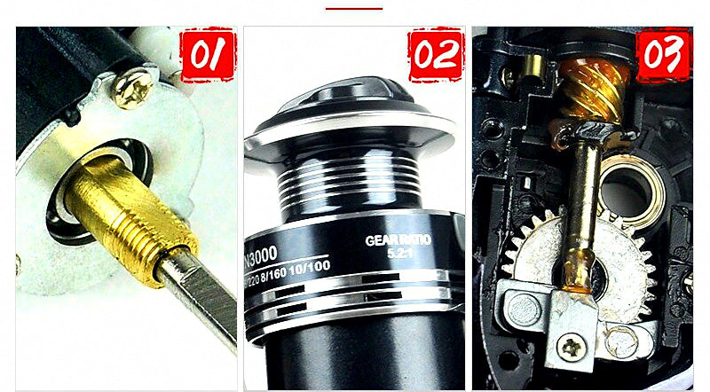 Front Drag Spinning Reel, All-Metal Head, 1000–7000 Sizes – product photo