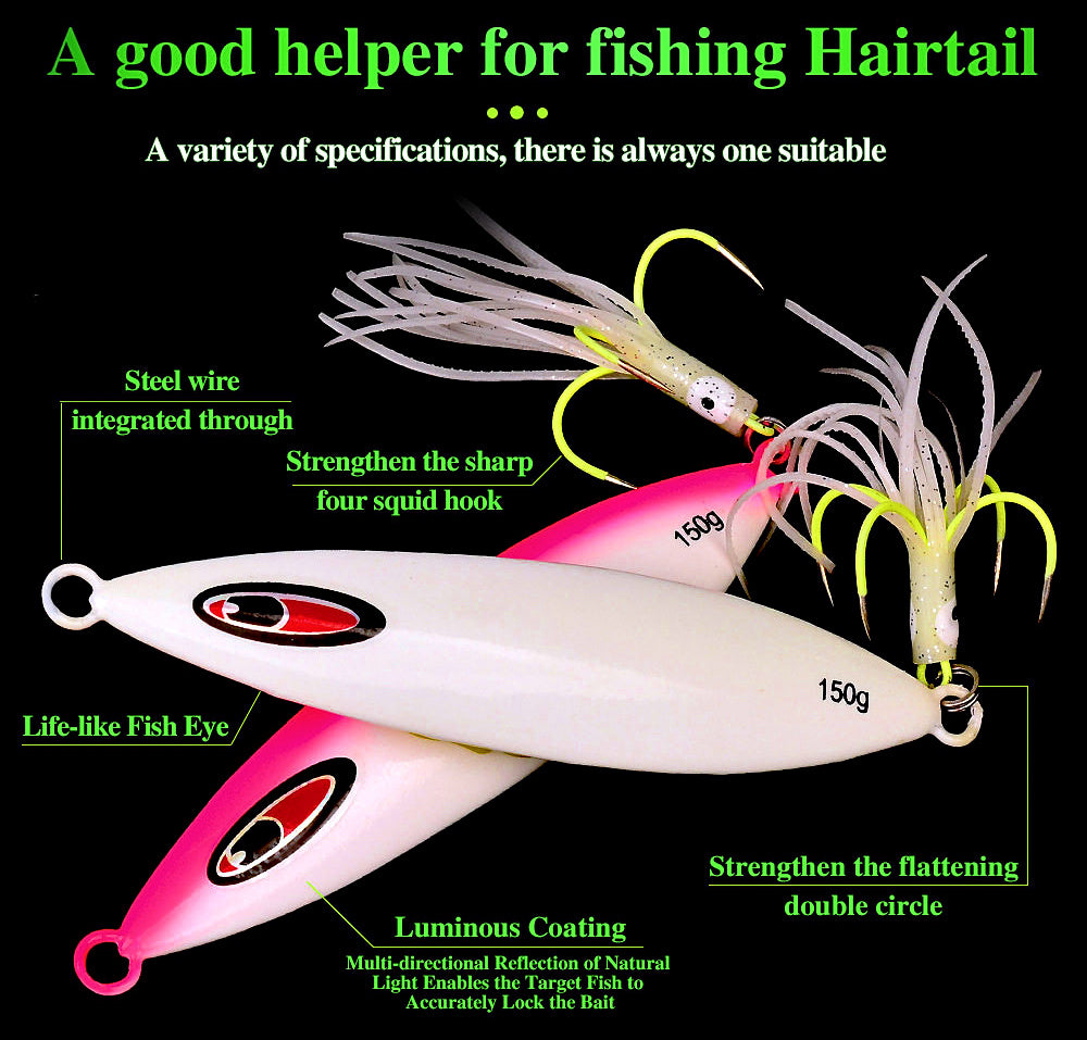 Laser Glow Metal Jig for Boat Fishing – product photo