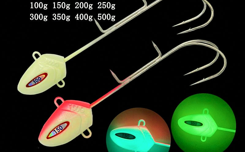 Glow Hairtail Jig with Assist Hooks, 7–500 g (0.25–17.6 oz) – product photo