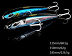 Sinking Pencil Lure, 115–185 mm, 60.5–126.5 g (2.1–4.5 oz) – product photo