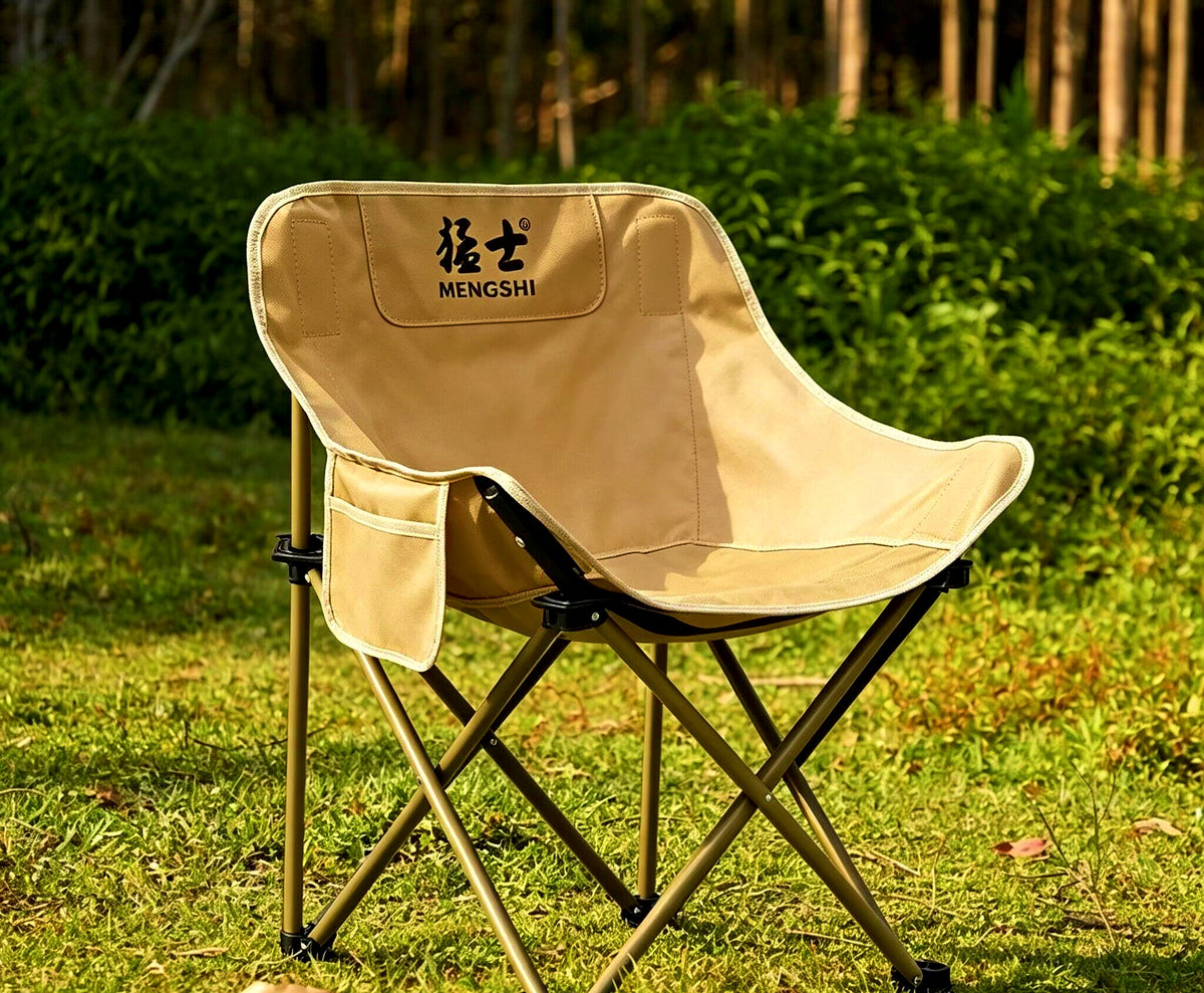 Folding Camp Stool Chair, Oxford Cloth, Portable – product photo