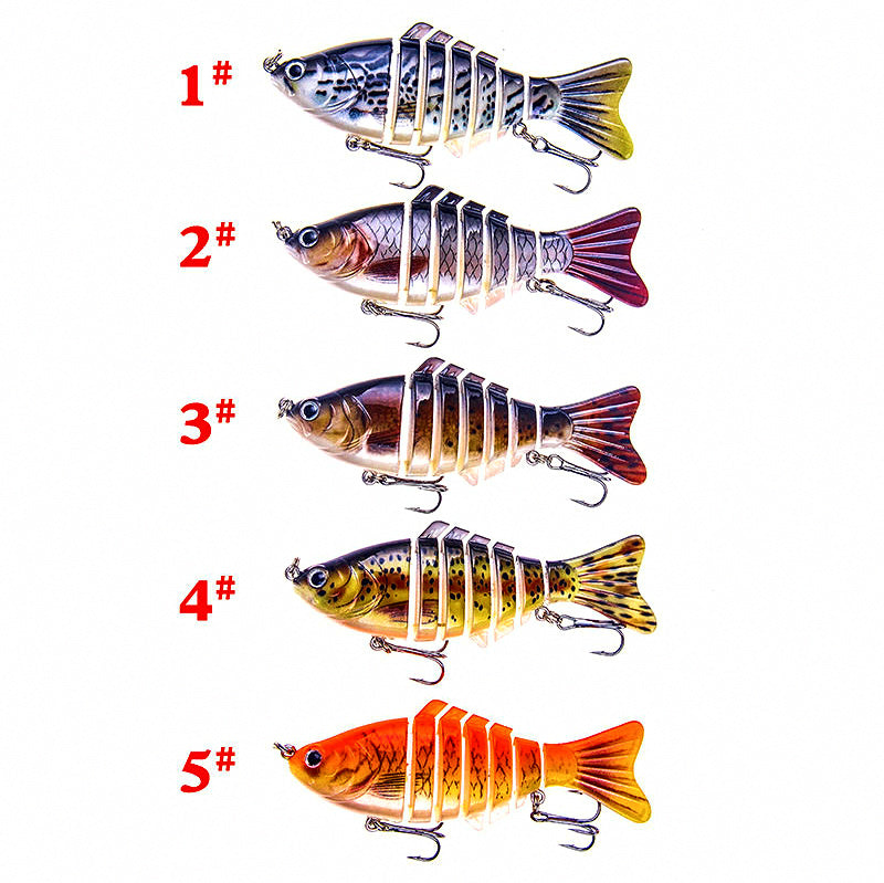 7-Segment Jointed Swimbait Minnow Hard Bait – product photo