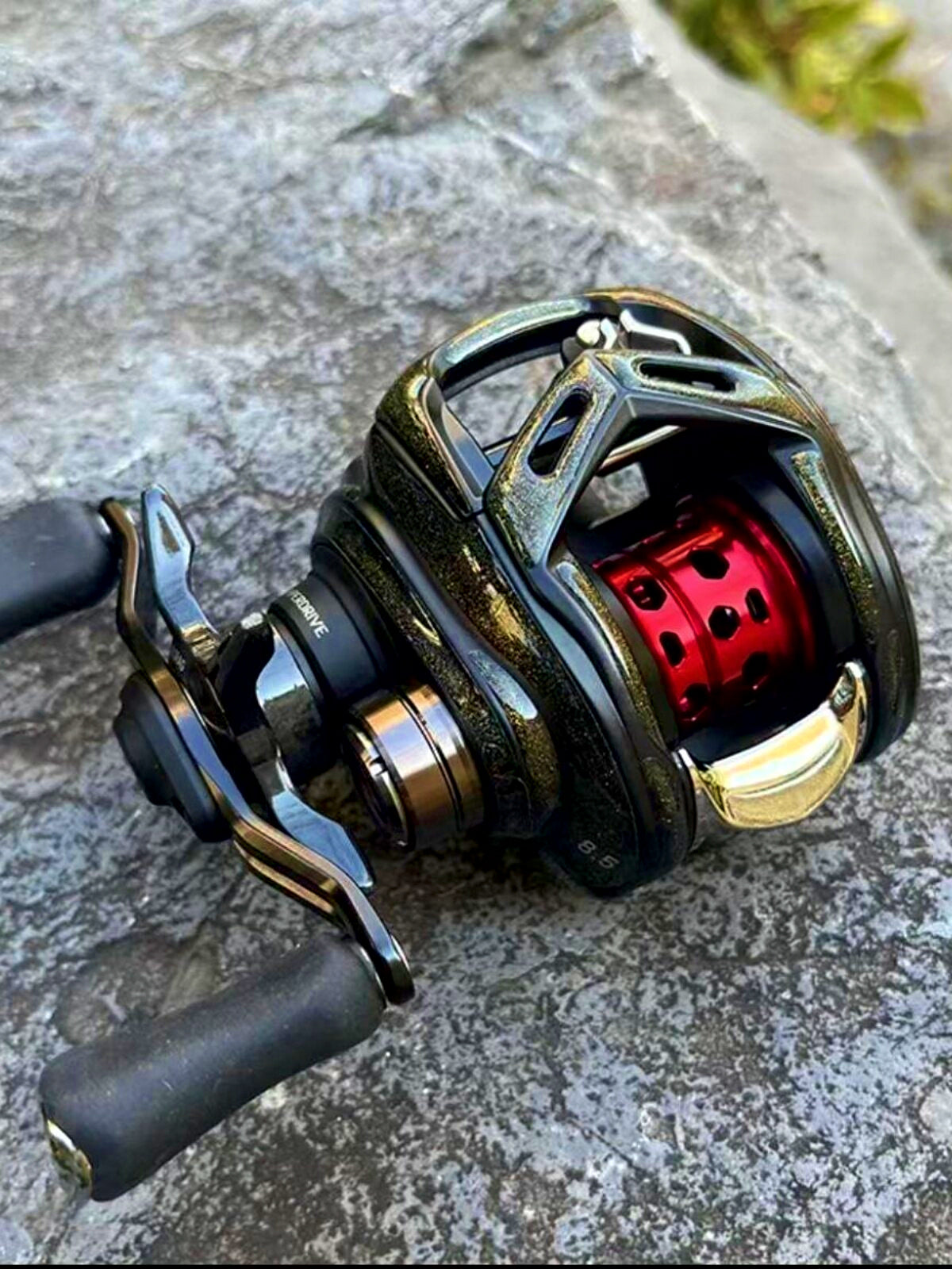 Baitcasting Reel Protective Film, 3D Clear, Anti-Collision – product photo