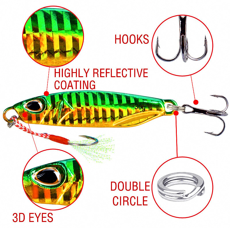 Casting Jig with Hook, 10–50 g (0.35–1.8 oz) – product photo