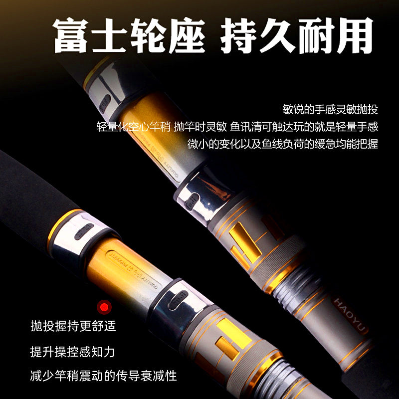 Carbon Popping Rod, Travel 4-5 Piece, 2.6–2.8 m (8'6"–9'2") – product photo