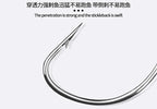 Wide Gap Offset Worm Hooks, High Carbon Steel, Size 8–3/0 – product photo
