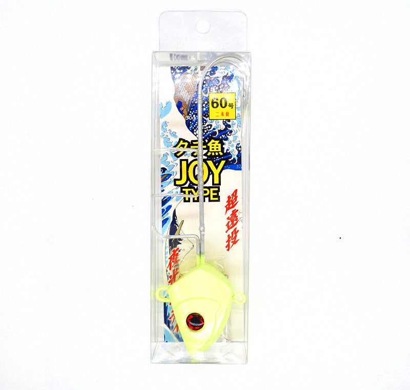 Glow Lead Head Jig, 2 Hooks, 113–225 g (4–7.9 oz) – product photo