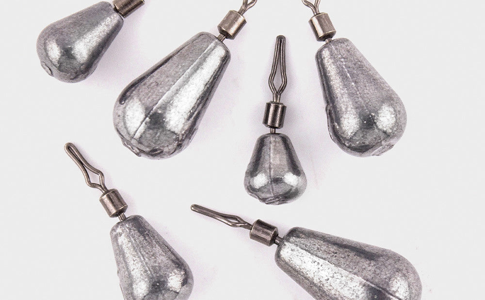 Drop Shot Sinker Weights, 10-Pack, 2.5–11 g (0.09–0.39 oz) – product photo