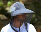Fishing Sun Hat with Mosquito Head Net Face Veil, One Size – product photo