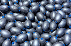 Iron Olive Sinker, Powder-Coated, 0.48–7.05 oz (13.5–200 g) – product photo