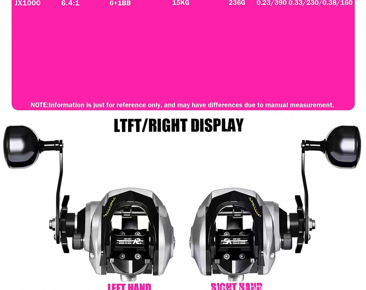 Wide Body Large Baitcasting Reel for Saltwater Boat Fishing – product photo