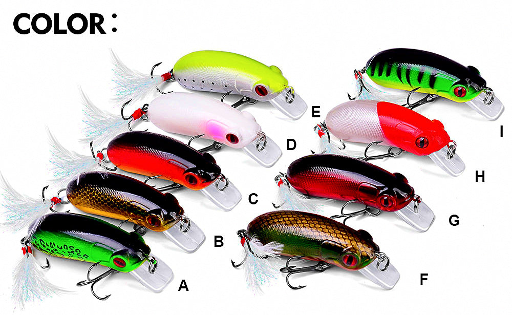 CC60 Floating Minnow Hard Bait for Casting – product photo