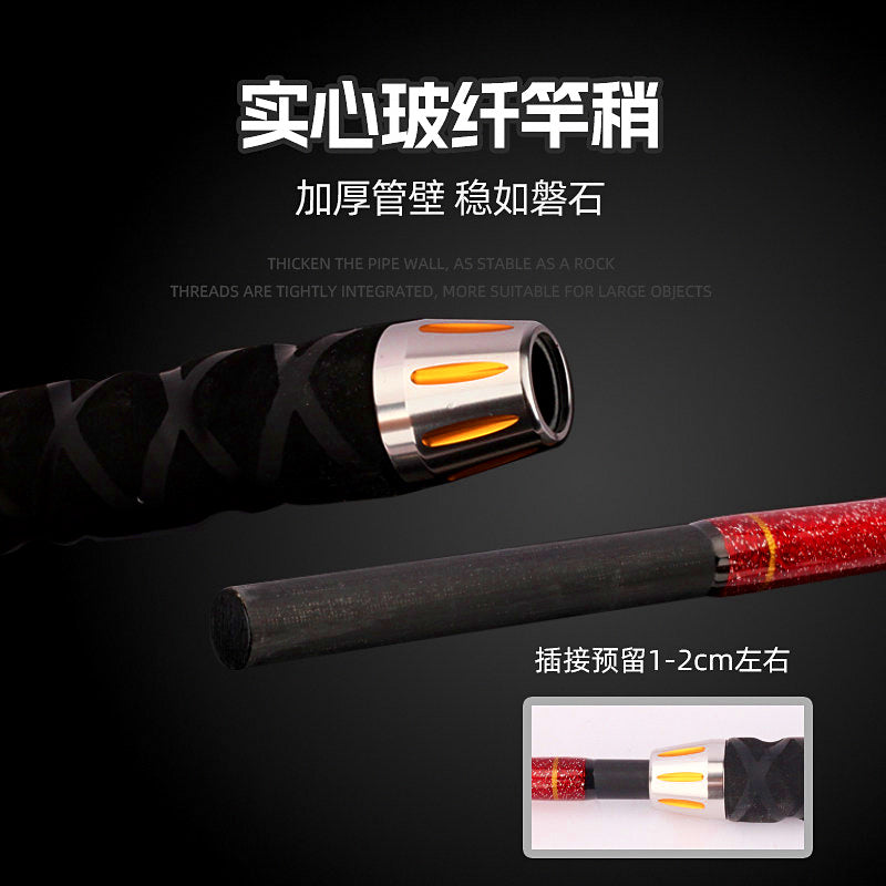 Fiberglass Deep Drop Boat Rod for Electric Reels, 1.8–2.4 m – product photo